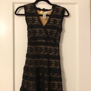 Max Studio black/nude cocktail dress